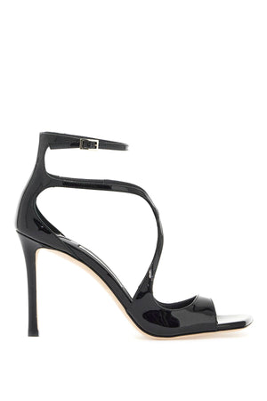 JIMMY CHOO Patent Leather Azia 95 Heeled Sandals