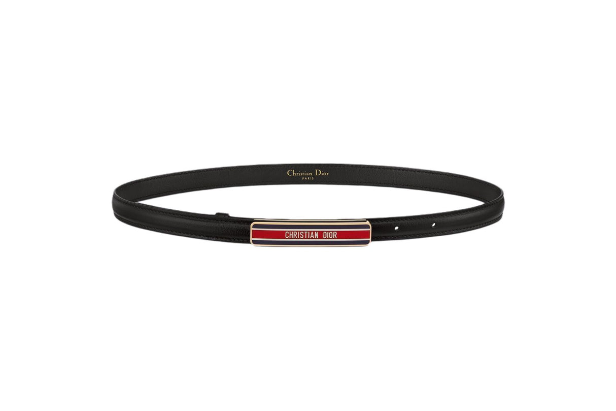 DIOR Sleek Designer Black Belt for Women