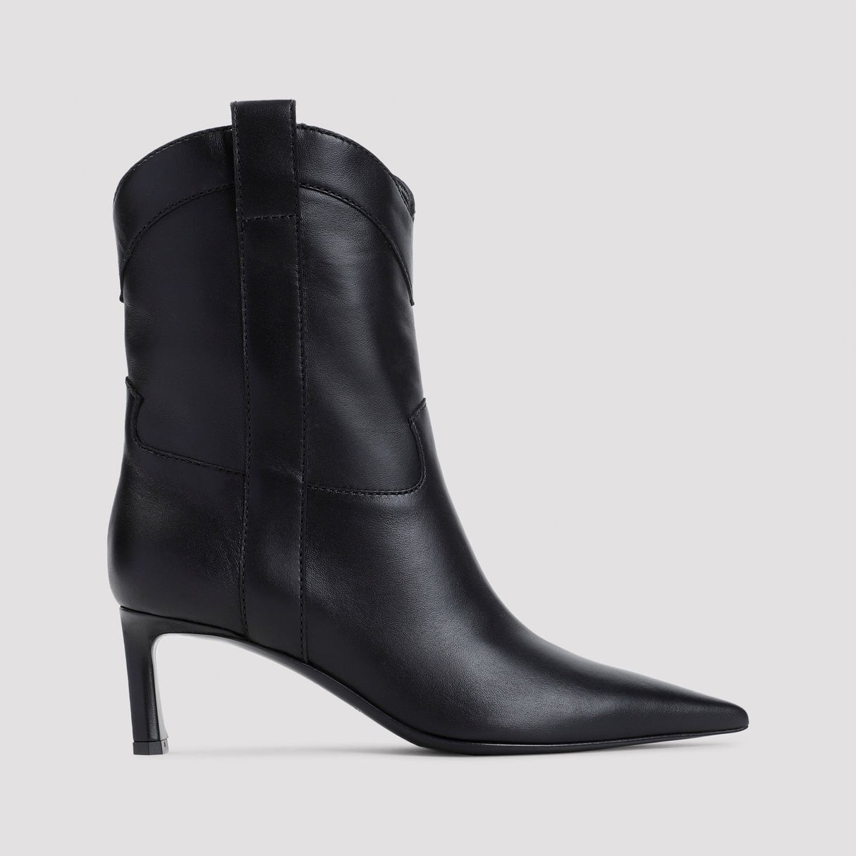 SERGIO ROSSI Elegant 60mm Heel Nappa Leather Boots