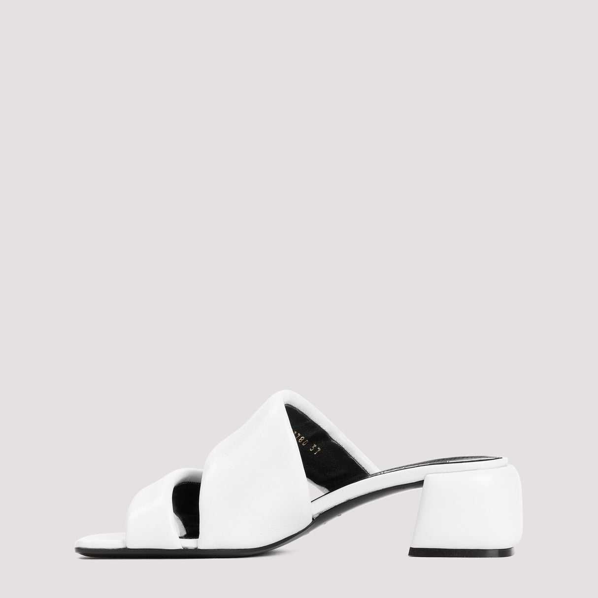 SERGIO ROSSI White Nappa Leather Sandals for Women - SS24 Collection