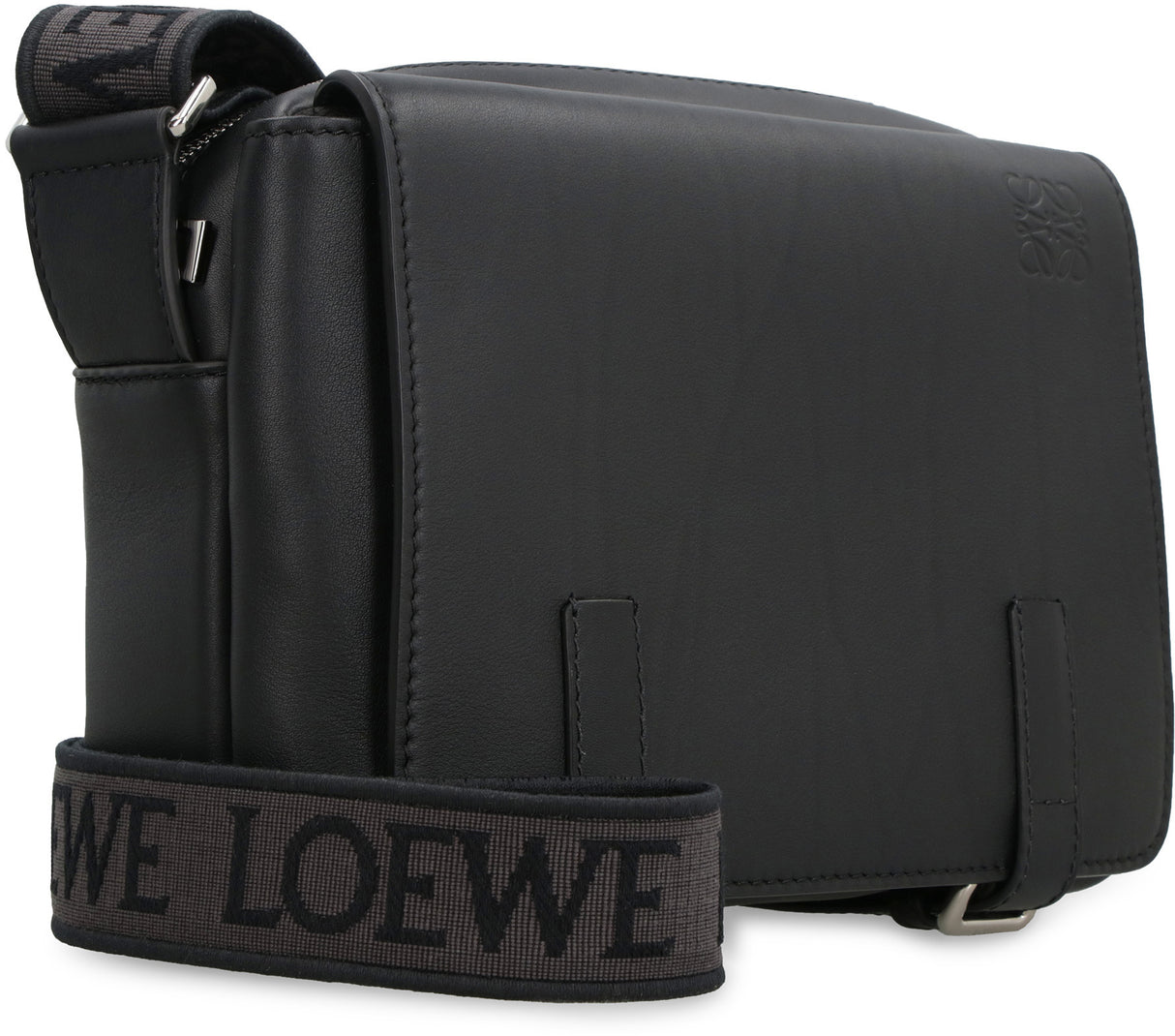 LOEWE Military Mini Messenger Bag XS - Black