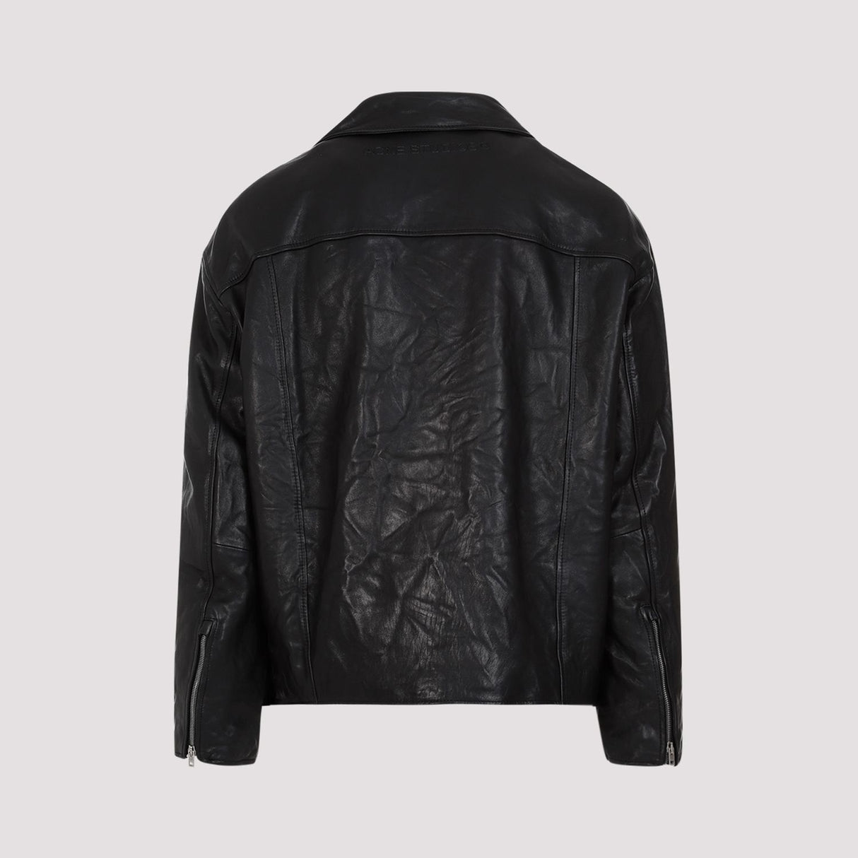 Black Leather Jacket - SS24 Collection