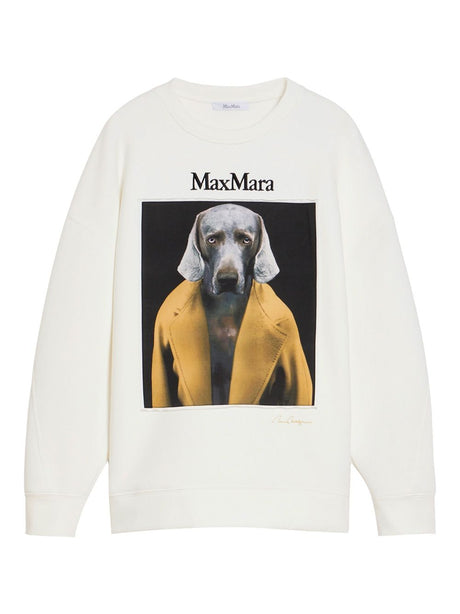 MAX MARA Printed Cotton Sweatshirt