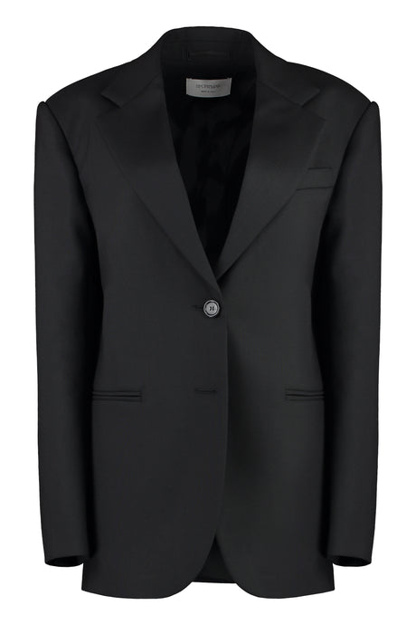 MAX MARA SPORTMAX Single-Breasted Two-Button Blazer