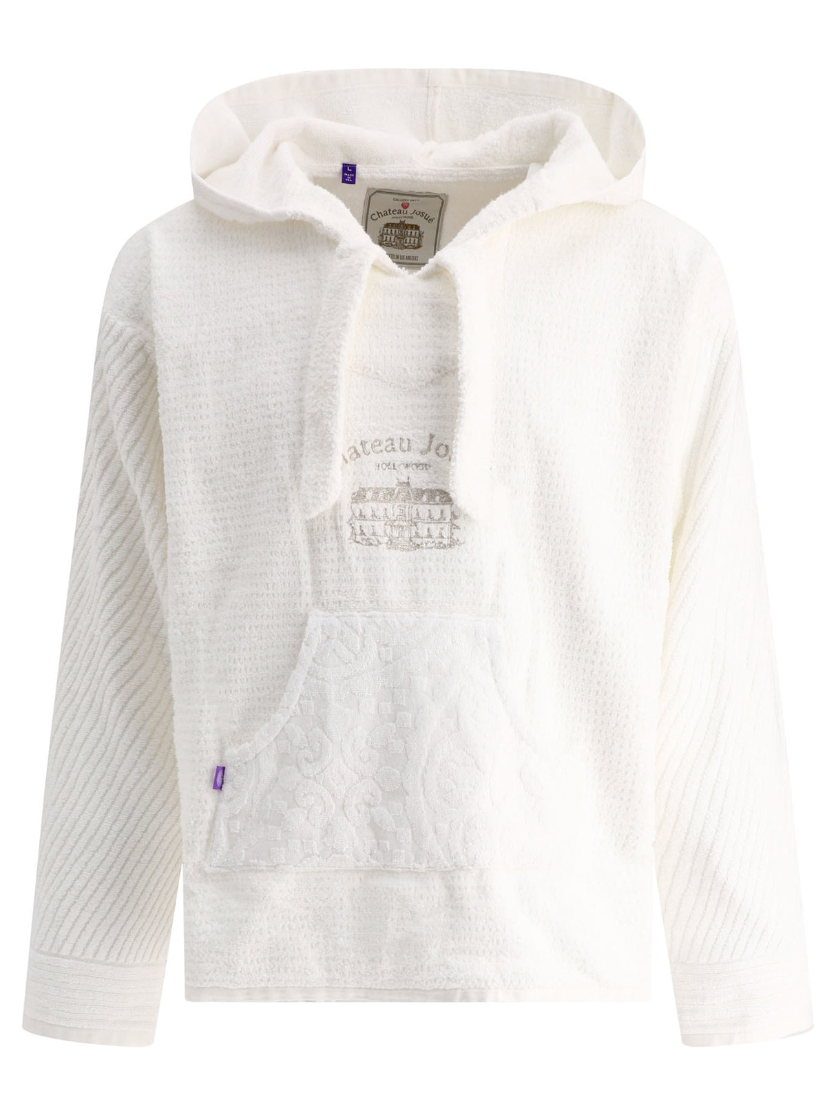 GALLERY DEPT. Men's White Baja Hoodie for SS24