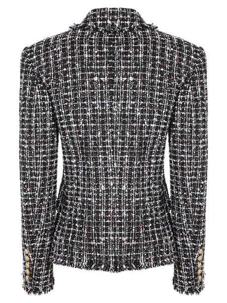 BALMAIN Chic Double-Breasted Tweed Jacket