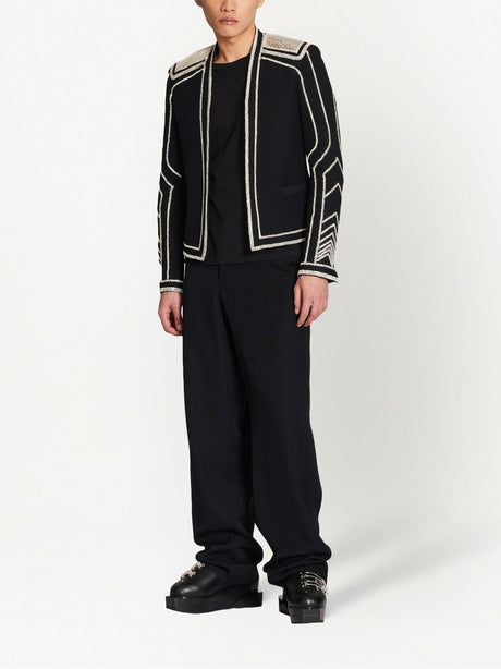 BALMAIN Large Trousers for Elevated Style