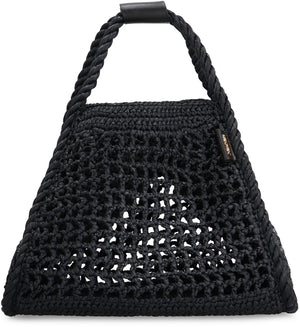 MAX MARA MARINE RAFFIA HANDBAG