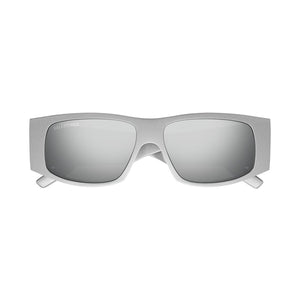 BALENCIAGA Timeless Silver Aviator Sunglasses - Unisex