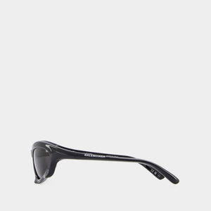 BALENCIAGA Stylish Unisex Black Sunglasses for FW24 Season