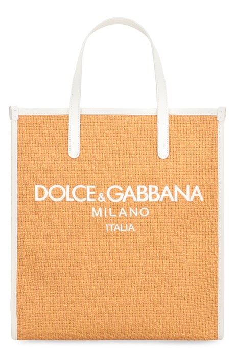 DOLCE & GABBANA Tan Vertical Shopping Handbag - SS24