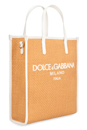 DOLCE & GABBANA Tan Vertical Shopping Handbag - SS24