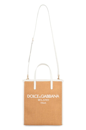 DOLCE & GABBANA Tan Vertical Shopping Handbag - SS24