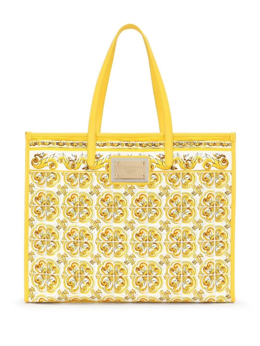 DOLCE & GABBANA Large Shopping Tote Handbag