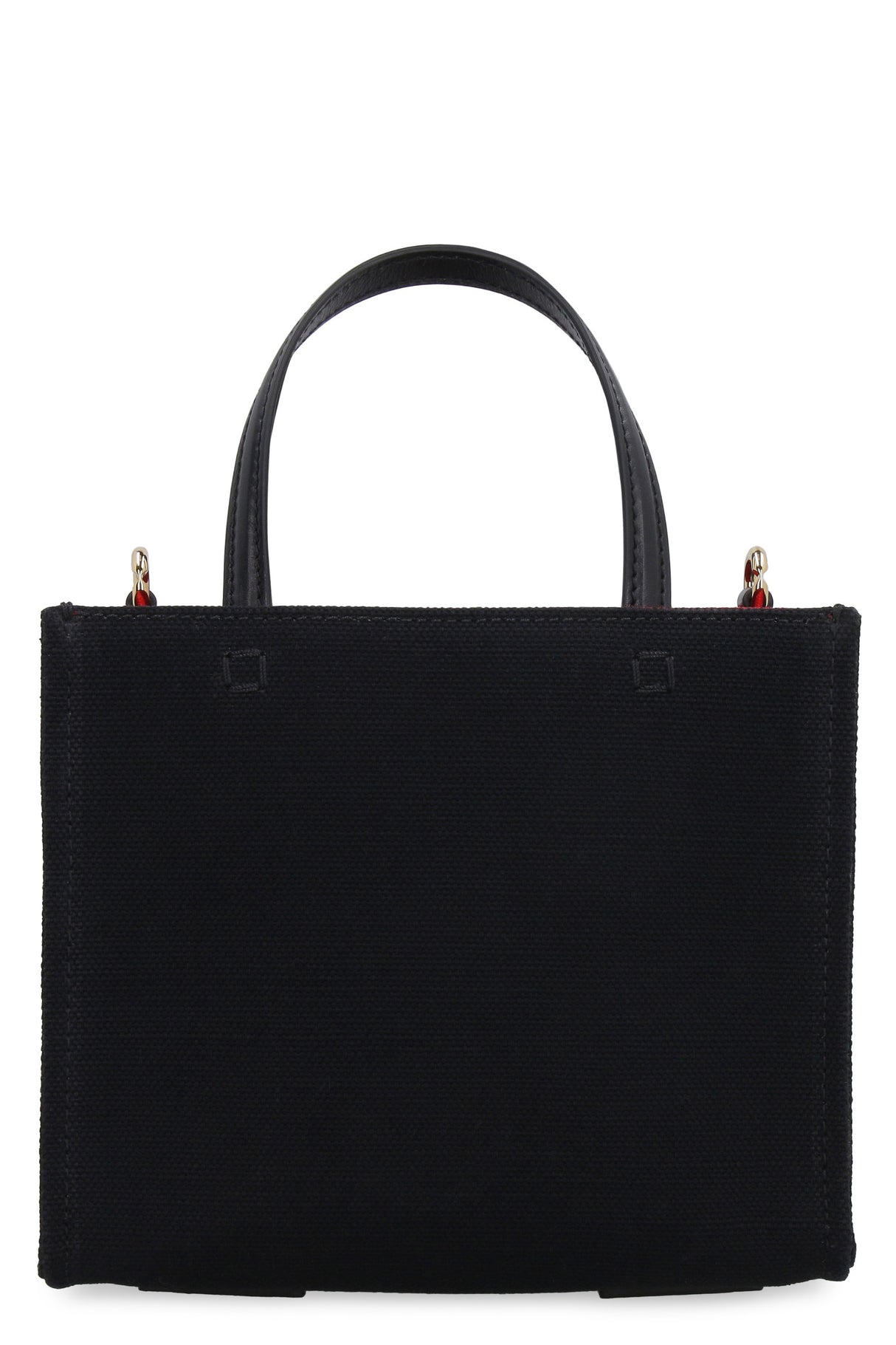 GIVENCHY Contrasting Print Tote Handbag - Black