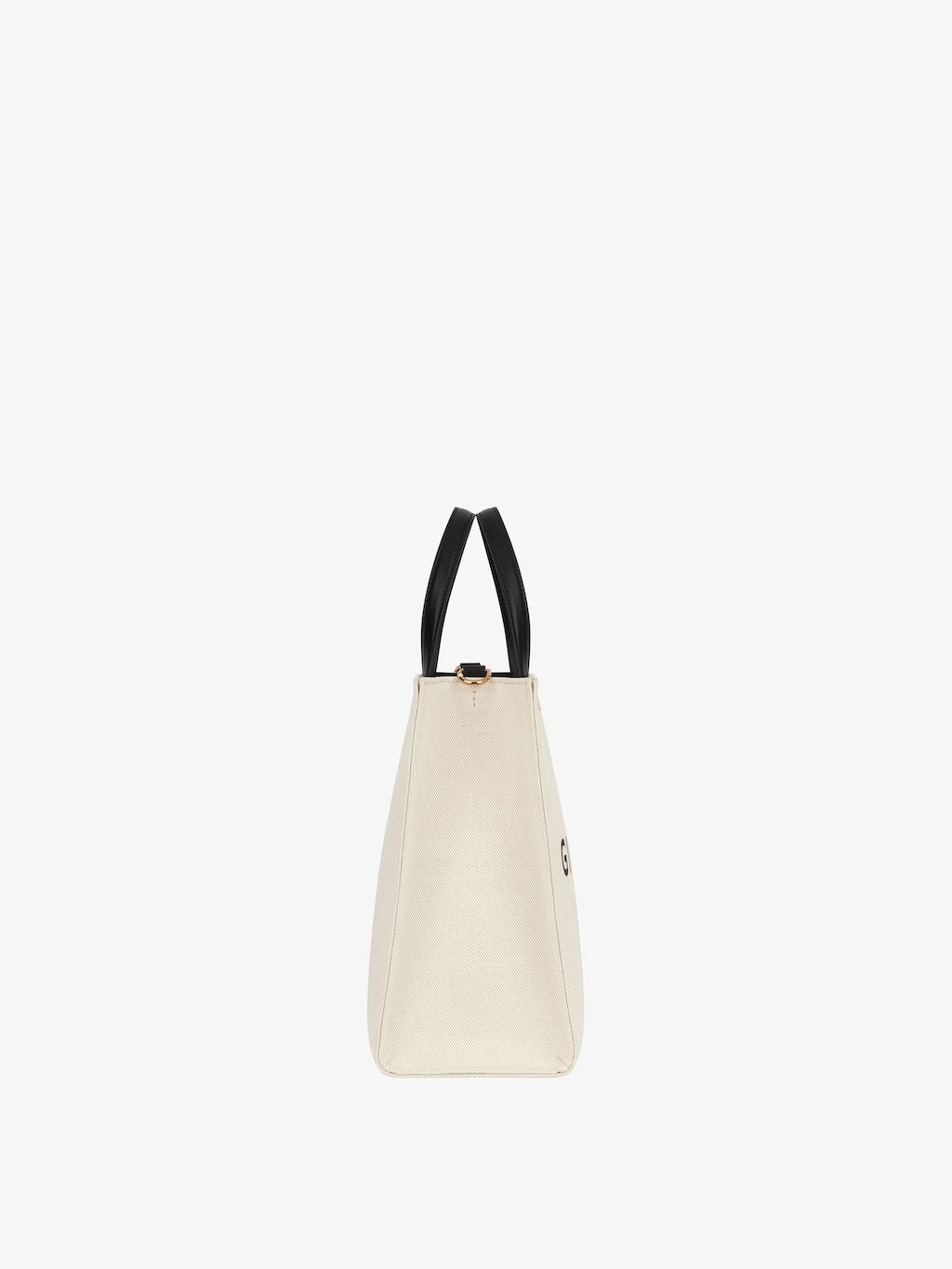 Beige Canvas Tote Handbag - SS24系列