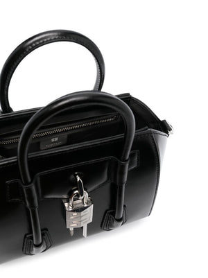 GIVENCHY Mini Leather Handbag with Padlock Detail