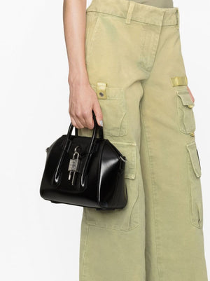 GIVENCHY Mini Leather Handbag with Padlock Detail