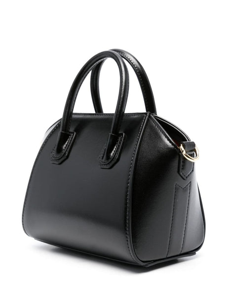 GIVENCHY Black Leather Tote Handbag for Women - SS24 Collection