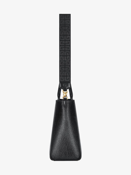 حقيبة يد جلدية سوداء للنساء - تصميم فاخر