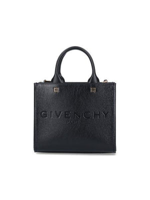 Mini G-Tote Handbag for Women in Classic Black