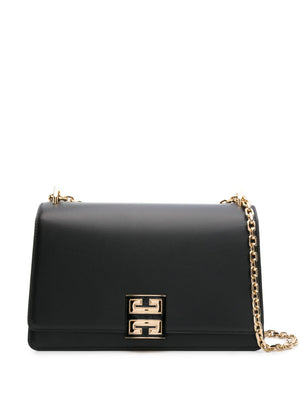 GIVENCHY Black Crossbody Bag with Gold Chain for Women - Spring/Summer 2024 Collection