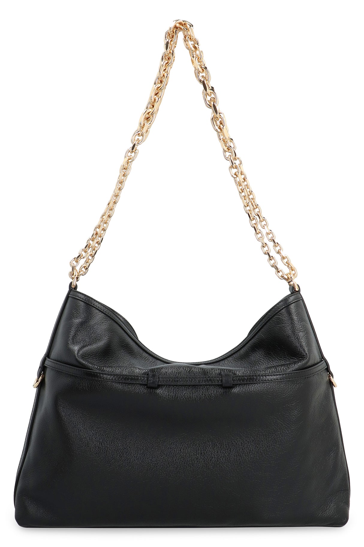 GIVENCHY Elegant Mini Handbag with Gold Logo Chain