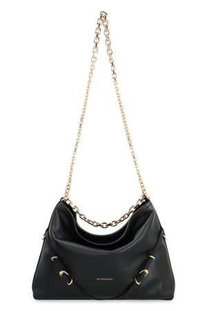 GIVENCHY Sleek and Chic Black Leather Shoulder Handbag for Women