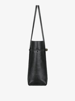 GIVENCHY Women's Black Calf Leather Small North-South Tote Handbag