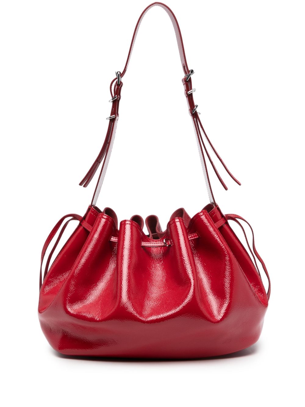 GIVENCHY Medium Leather Drawstring Shoulder Handbag