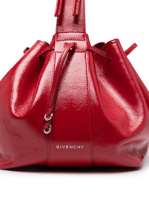 GIVENCHY Medium Leather Drawstring Shoulder Handbag