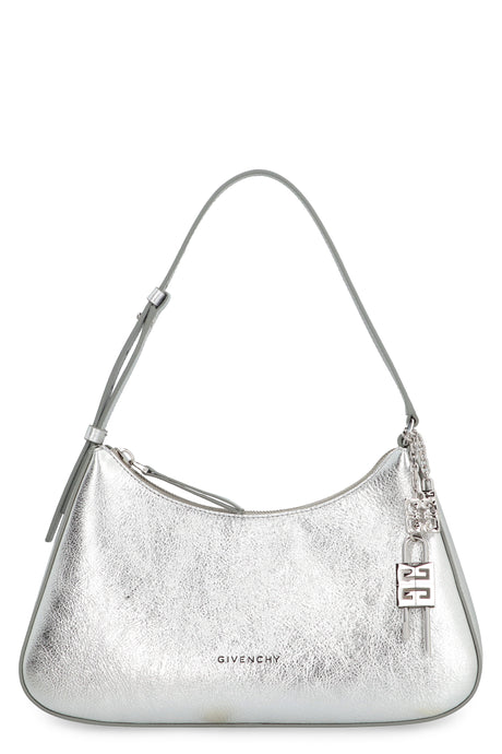 GIVENCHY Mini Textured Leather Shoulder Handbag with Lucky Lock Charms