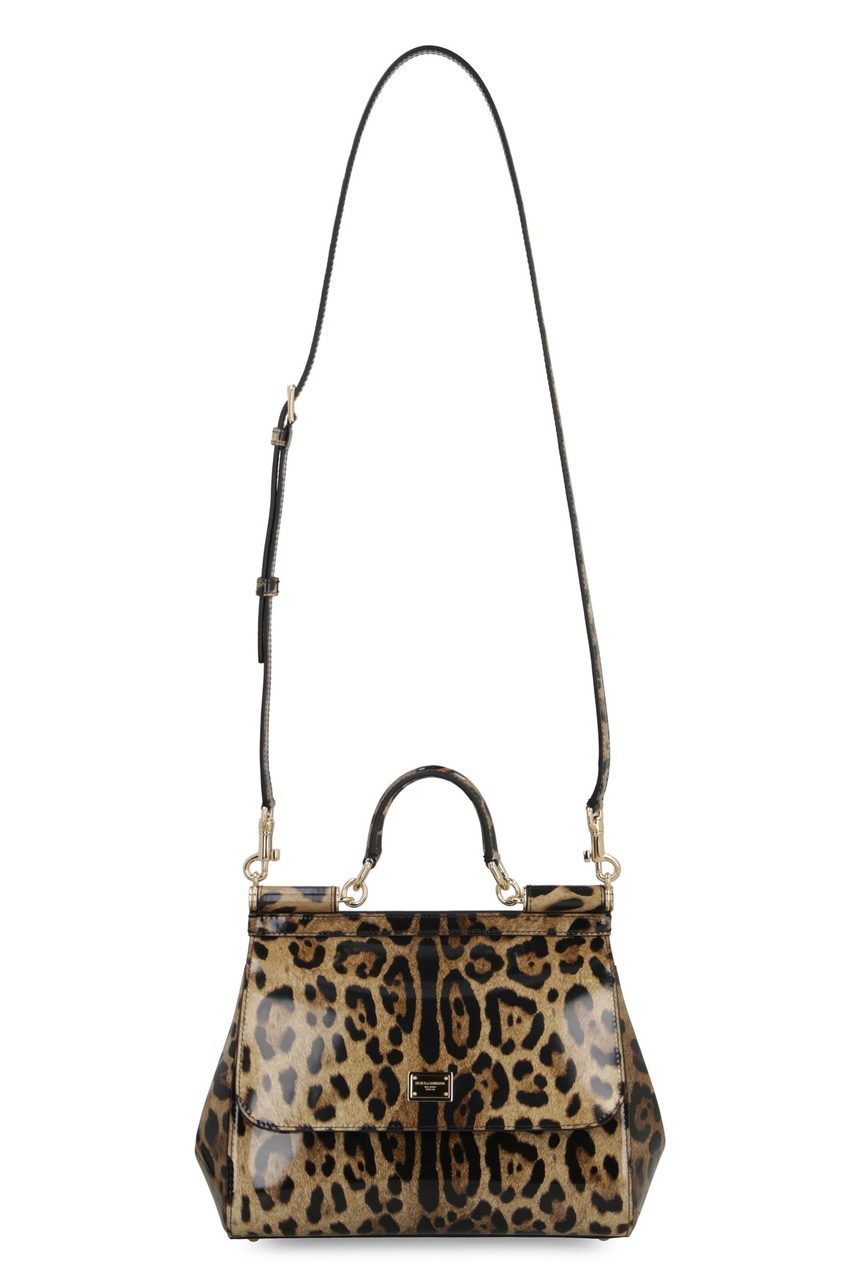 Leopard Print Top-Handle Handbag for Women