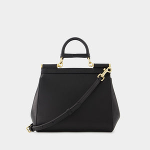 DOLCE & GABBANA Sleek Black Crossbody Handbag for Women - FW23