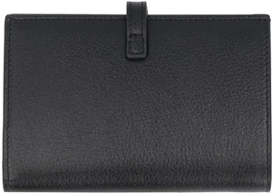 GIVENCHY Black Leather Clutch Wallet for Women