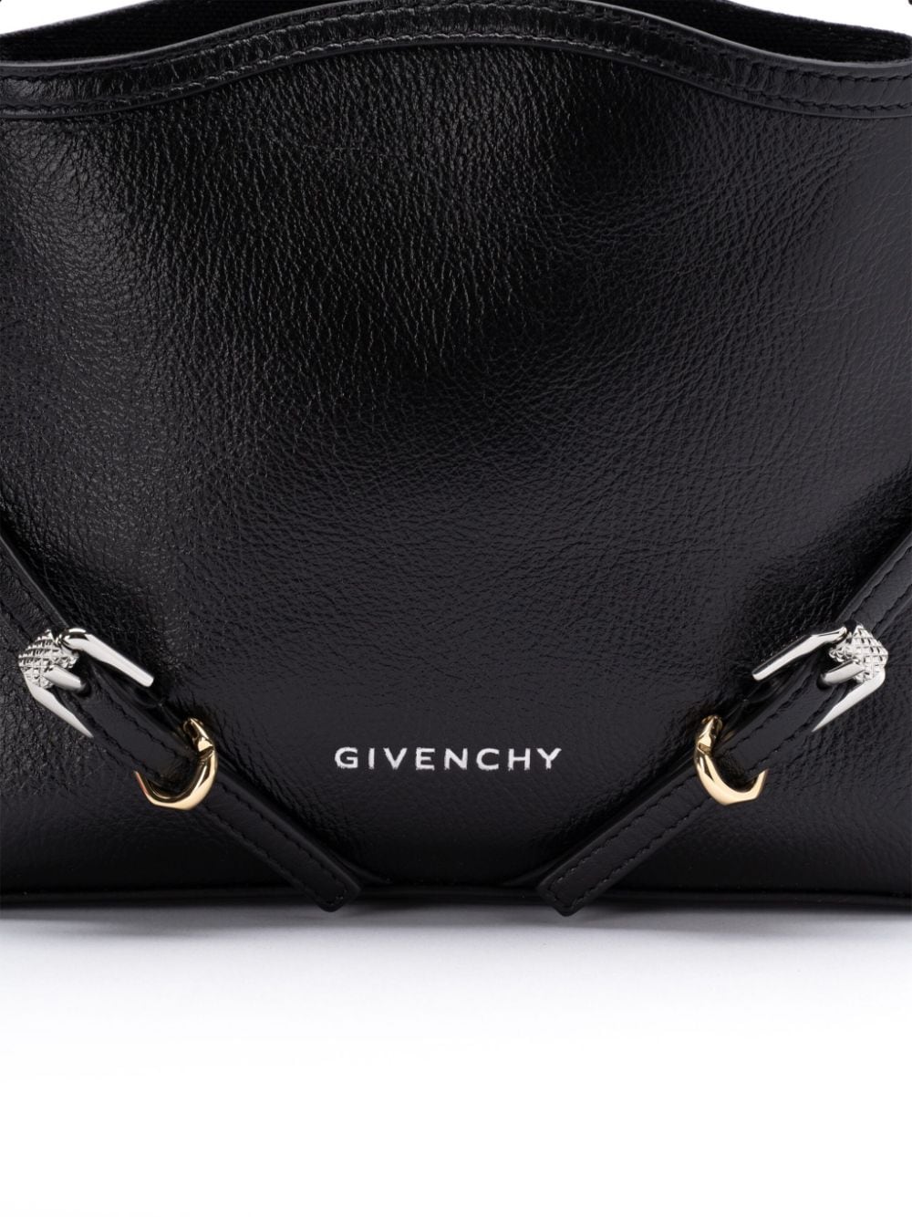 GIVENCHY Voyou Mini Pebbled Leather Handbag