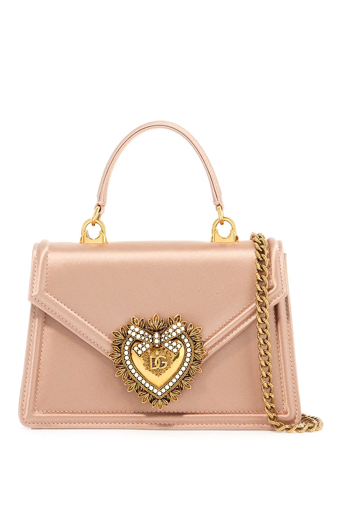 DOLCE & GABBANA Devotion Mini Satin Handbag