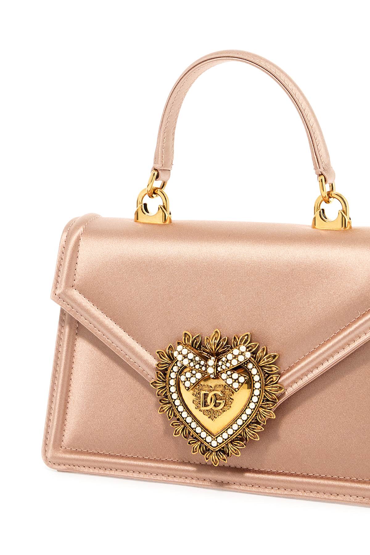 DOLCE & GABBANA Devotion Mini Satin Handbag