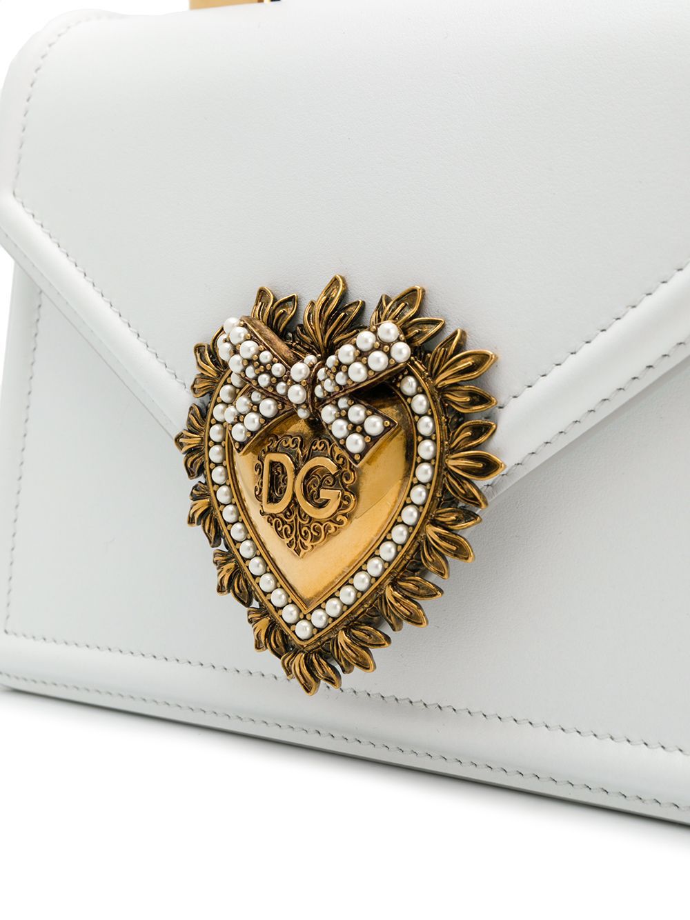 DOLCE & GABBANA Mini Leather Devotion Handbag