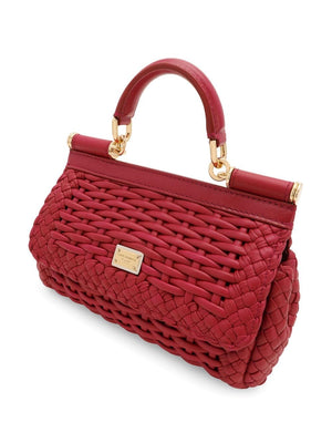 DOLCE & GABBANA Stylish Red Tote Bag for Women - 23FW Fashion Collection