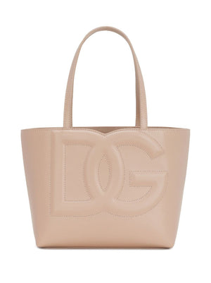 DOLCE & GABBANA Mini Luxe Leather Tote Handbag