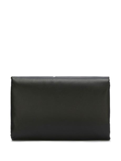 DOLCE & GABBANA Stylish Black Messenger Bag for Women in 23FW Season