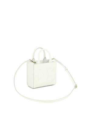 DOLCE & GABBANA Stylish 24SS Shoulder Tote Bag in Crisp White for Women