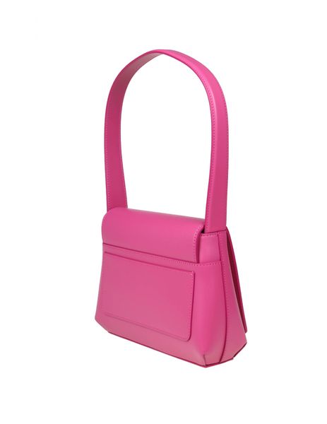 DOLCE & GABBANA Pink Leather Shoulder Handbag for Women, SS24 Collection