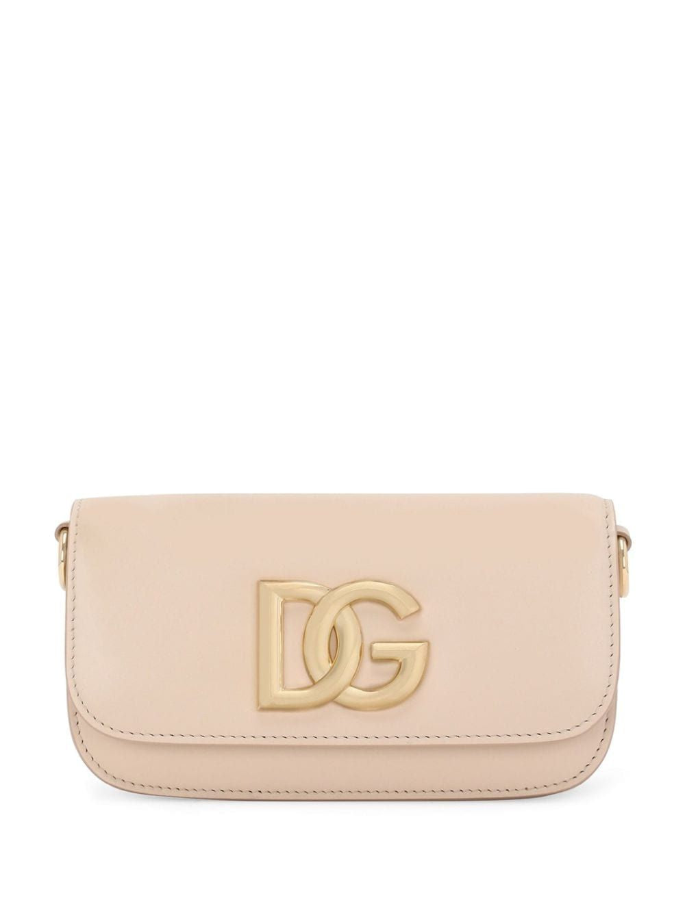 DOLCE & GABBANA Mini Leather Handbag with Chain Strap