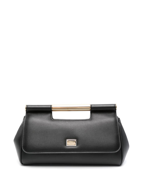 DOLCE & GABBANA Chic Medium Leather Handbag Clutch