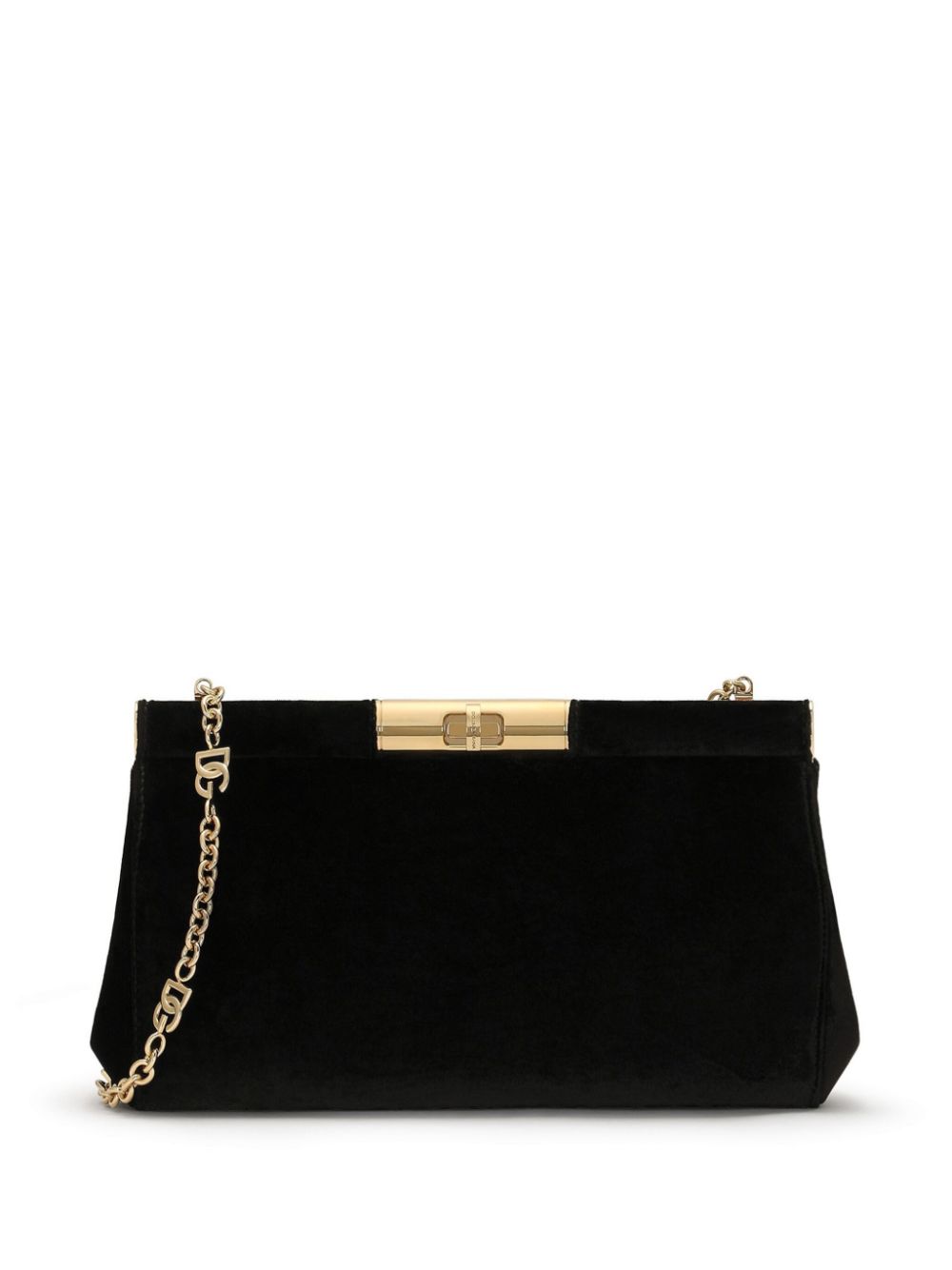 DOLCE & GABBANA Velvet Shoulder Handbag