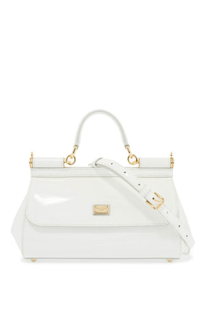 DOLCE & GABBANA Extended Sicily Handbag in Glossy Leather