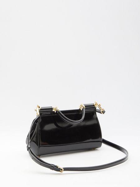 DOLCE & GABBANA Extended Sicily Handbag in Glossy Leather