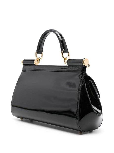 DOLCE & GABBANA Sicily Mini Leather Handbag